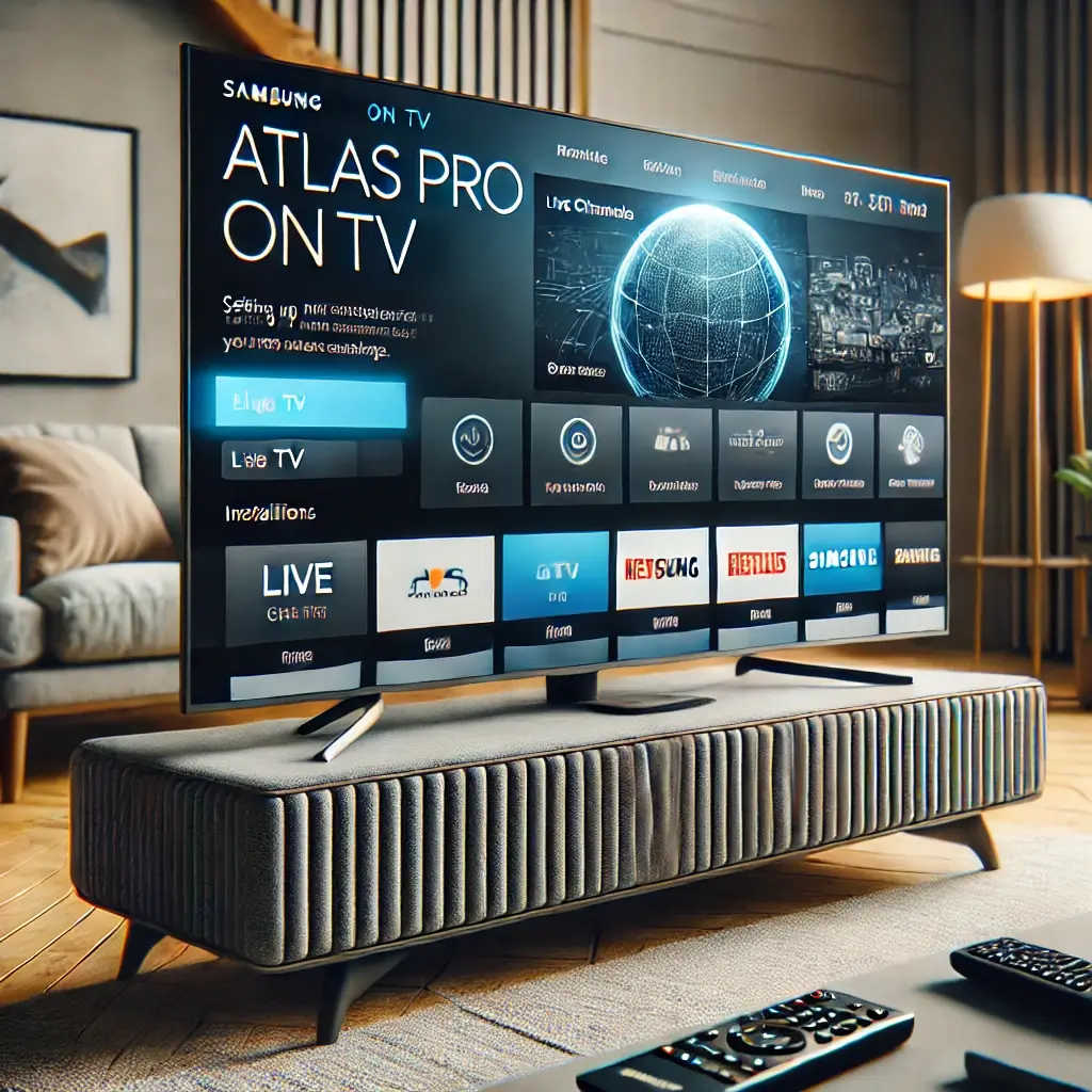  Atlas Pro ONTV sur TV Samsung