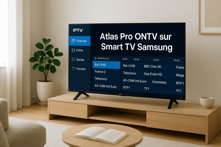 Atlas Pro ONTV sur Smart TV Samsung